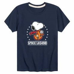 Licensed Character Boys 8-20 Peanuts Snoopy Space Legend Graphic Tee