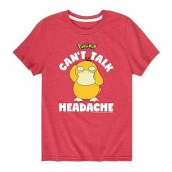 Licensed Character Boys 8-20 Pokemon Psyduck Headache Graphic Tee