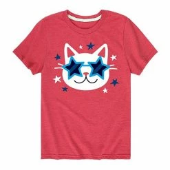 Licensed Character Boys 8-20 USA Cat Graphic Tee