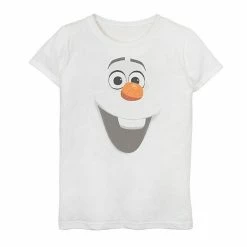 Licensed Character Disney's Frozen 2 Olaf Girls 6-16 Big Face Top