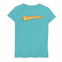 Licensed Character Girls 7-16 The Thundermans Logo Graphic Tee