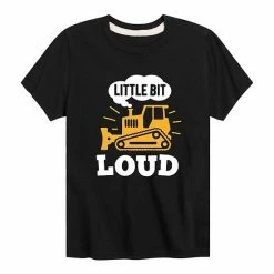 Licensed Character Boys 8-20 Construction Little Bit Loud Graphic Tee