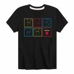 Licensed Character Boys 8-20 Pokemon Pikachu Boxes Graphic Tee