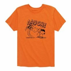 Licensed Character Boys 8-20 Peanuts Charlie Brown Football Graphic Tee