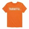 Licensed Character Boys 8-20 Thankful Graphic Tee Orange
