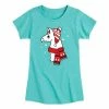 Licensed Character Girls 7-16 Llama Wearing Winter Clothes Tee -Licensed Character Shop unnamed file 14709