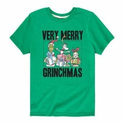 Licensed Character Boys 8-20 Very Merry Grinchmas Graphic Tee