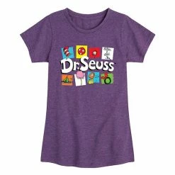 Licensed Character Girls 7-16 Dr. Seuss Icons Graphic Tee