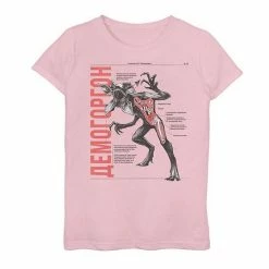 Licensed Character Girls 7-16 Stranger Things Demogorgon Anatomy Graphic Tee