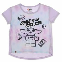 Licensed Character Girls 4-12 LEGO Star Wars Grogu Aka Baby Yoda Top, Shorts & Pants Pajama Set -Licensed Character Shop unnamed file 1473