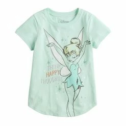 Licensed Character Disney's Tinkerbell Girl's 7-16 Happy Thoughts Tee