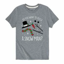 Licensed Character Boys 8-20 Build A Snowman Graphic Tee