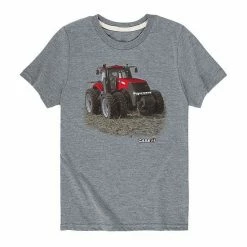 Licensed Character Boys 8-20 Case IH Magnum Tractor Graphic Tee Gray