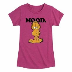 Licensed Character Girls 7-16 Garfield Mood Graphic Tee