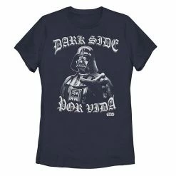 Licensed Character Juniors'Star Wars Darth Vader Dark Side Por Vida Tee Black -Licensed Character Shop unnamed file 14890