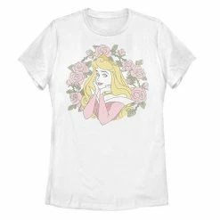 Licensed Character Disney's Sleeping Beauty Juniors' Princess Aurora Rose Thorn Portrait Tee