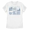 Licensed Character Juniors' Trendy Vincent Van Gogh Blue Panels Tee -Licensed Character Shop unnamed file 14980