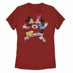 Licensed Character Disney's Mickey & Minnie Mouse Juniors' Endless Love Graphic Tee