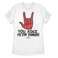 Licensed Character Juniors' Marvel Spider-Man No Way Home Peter Parker Rocker Tee