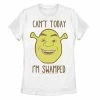 Licensed Character Juniors' Shrek Face Can't Today I'm Swamped Tee -Licensed Character Shop unnamed file 15038