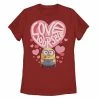 Licensed Character Juniors' Minions Love Yourself Heart Collage Portrait Tee -Licensed Character Shop unnamed file 15044