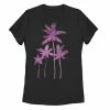 Licensed Character Juniors' Trendy Pink Palm Trees Tee -Licensed Character Shop unnamed file 15084
