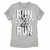 Licensed Character Juniors' Forrest Gump Run Forrest Run Silhouette Tee 2 Licensed Character Juniors' Forrest Gump Run Forrest Run Silhouette Tee -Licensed Character Shop unnamed file 15189