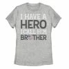 Licensed Character Junior's I Have A Hero I Call Him Brother Word Stack Tee -Licensed Character Shop unnamed file 15195