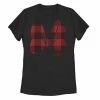 Licensed Character Juniors' Disney's Minnie Mouse Plaid Bow Graphic Tee -Licensed Character Shop unnamed file 15261