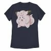 Licensed Character Juniors' Pokémon Happy Pink Clefairy Profile Tee -Licensed Character Shop unnamed file 15285