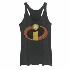 Licensed Character Disney / Pixar's Incredibles Distressed Emblem Juniors' Tank Top
