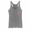 Licensed Character Junior's American Flag Of Love Left Chest Logo Tank -Licensed Character Shop unnamed file 15305