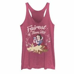 Licensed Character Disney' Snow White Juniors' Fairest Floral Wreath Tank