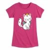 Licensed Character Girls 7-16 Princess Kitty Cute Graphic Tee Desert Pink