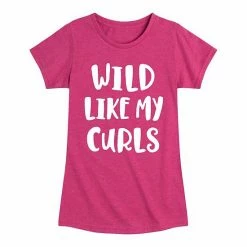 Licensed Character Girls 7-16 Wild Curls Graphic Tee
