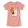 Licensed Character Girls 7-16 Fall Pumpkin And Llama Graphic Tee -Licensed Character Shop unnamed file 15319