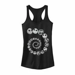 Licensed Character Juniors' Disney The Nightmare Before Christmas Jack Emotional Spiral Tank Black -Licensed Character Shop unnamed file 15328
