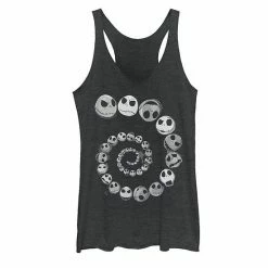 Licensed Character Juniors' Disney The Nightmare Before Christmas Jack Emotional Spiral Tank Black -Licensed Character Shop unnamed file 15329