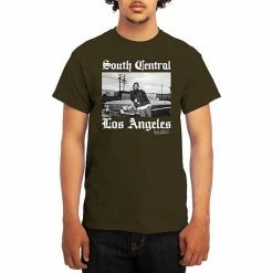 Licensed Character Men's Boyz N' The Hood Tee Heather Light Blue -Licensed Character Shop unnamed file 15448