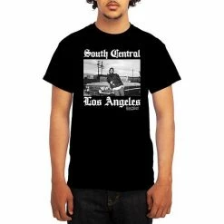 Licensed Character Men's Boyz N' The Hood Tee Heather Light Blue -Licensed Character Shop unnamed file 15451