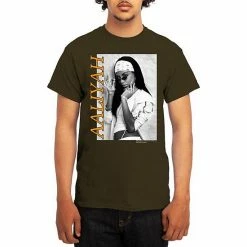 Licensed Character Men's Aaliyah Tee Heather Navy