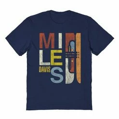 Licensed Character Men's Miles Davis Tee Black -Licensed Character Shop unnamed file 15481