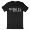 Licensed Character Men's Bob Dylan Distressed Logo Tee -Licensed Character Shop unnamed file 15640