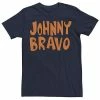 Licensed Character Men's Cartoon Network Johnny Bravo Logo Tee Navy -Licensed Character Shop unnamed file 15670