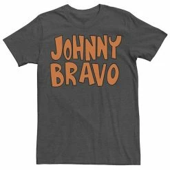 Licensed Character Men's Cartoon Network Johnny Bravo Logo Tee Navy -Licensed Character Shop unnamed file 15673
