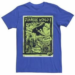 Licensed Character Men's Jurassic World Park Poster Tee Royal -Licensed Character Shop unnamed file 15682