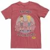 Licensed Character Men's Beavis And Butt-Head "Nachos Yeah Nachos" Portrait Tee Navy Heather