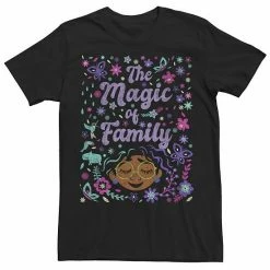 Licensed Character Men's Disney Encanto The Magic Of Family Collage Poster Tee Black -Licensed Character Shop unnamed file 15701