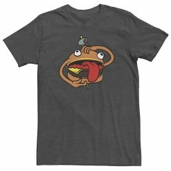 Licensed Character Men's Fortnite Durrr Burger Logo Tee Charcoal Heather -Licensed Character Shop unnamed file 15710