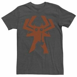 Licensed Character Men's Cartoon Network Samurai Jack Faces Aku Silhouette Tee Charcoal -Licensed Character Shop unnamed file 15727